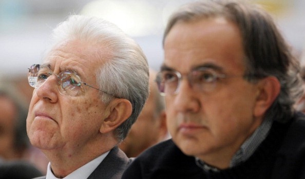 Mario Monti-Sergio Marchionne