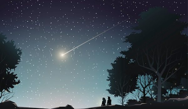 stelle cadenti, cielo luglio