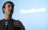 Mark Zuckerberg, CEO of Facebook, makes