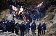 Val di Susa, marcia pacifica dei manifestanti