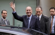 Former French President Jacques Chirac w