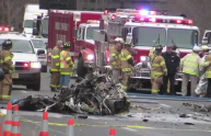 USA, aereo privato si schianta sull'autostrada: 5 morti. Il video