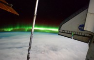 Nasa: le immagini dell'aurora boreale vista dallo spazio