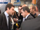 Sarkozy nervoso dà del coglione ad un reporter