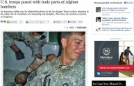 Foto shock, soldati USA posano con cadaveri di insorti afghani