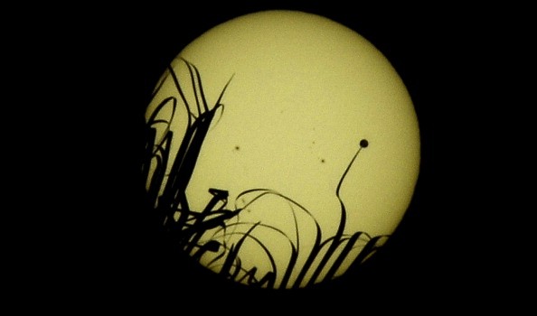 Venere, giove, Passaggio di Venere davanti al Sole