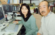 Mika Yamamoto, con il padre