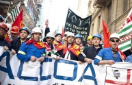 Protesta Alcoa, sviene un operaio
