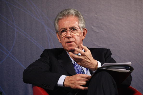 Il presidente del consiglio Mario Monti