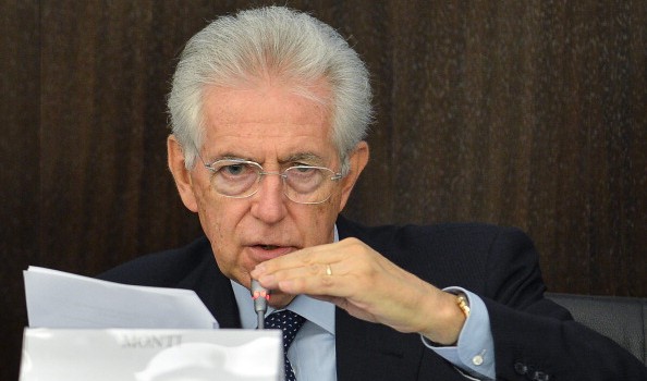 Il primo ministro italiano Mario Monti
