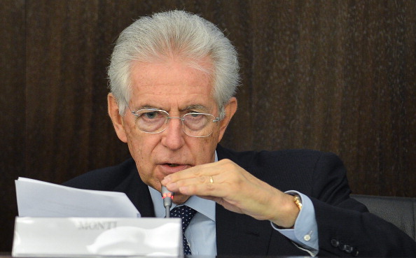 Il primo ministro italiano Mario Monti