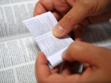 Foglietti per copiare all'esame di Stato