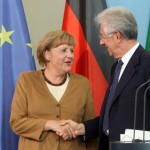 Mario Monti-Angela Merkel