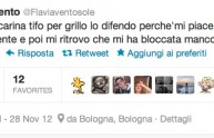 Flavia Vento bannata da Beppe Grillo, si sfoga su Twitter (FOTO)