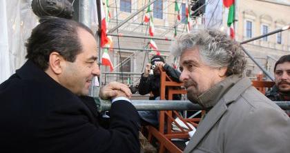 Antonio Di Pietro Beppe Grillo