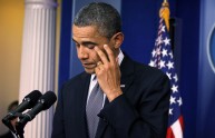 Obama piange in diretta TV i bambini morti (VIDEO)