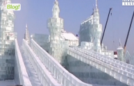 La città fatta interamente di ghiaccio (VIDEO)