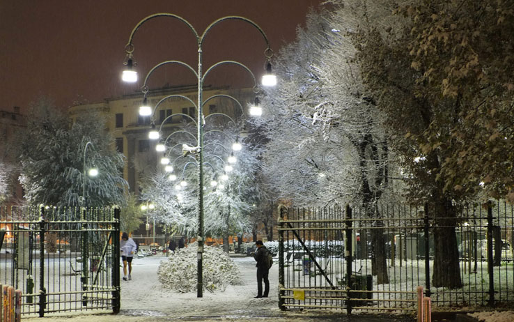 Neve e maltempo a Milano