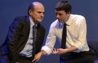 Bersani e Renzi insieme a Firenze: "Il Pd è di tutti"