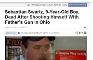 Il bimbo di 9 anni che si uccide sparandosi con la pistola del padre