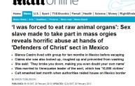 La setta cristiana che forzava una donna a mangiare genitali animali