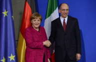 Letta incontra la Merkel: "All'Europa serve la crescita"