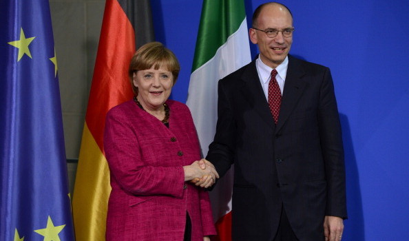 Enrico Letta-Angela Merkel