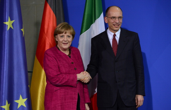 Enrico Letta-Angela Merkel