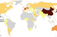 La sorprendente mappa degli atei nel mondo