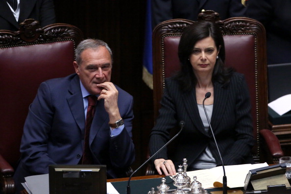 Laura Boldrini e Pietro Grasso