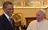 Obama a Roma da Papa Francesco: "E' meraviglioso incontrarla"