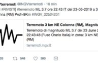 Terremoto, forte scossa fra Lazio e Abruzzo 
