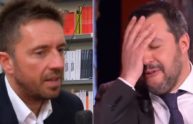 Salvini scappa da Scanzi, cosa è accaduto in diretta su LA7?