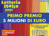 lotteria italia estrazione 6 gennaio 2022