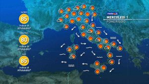 Meteo in Italia a settembre ed inaspettato calo delle temperature