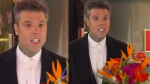 Il mistero degli occhi neri di Fedez a Sanremo