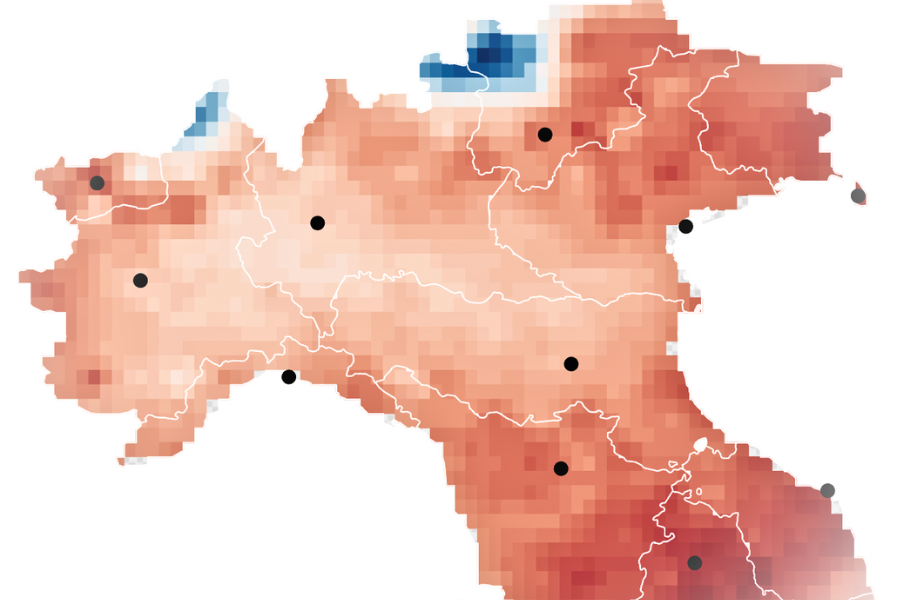 caldo in Italia