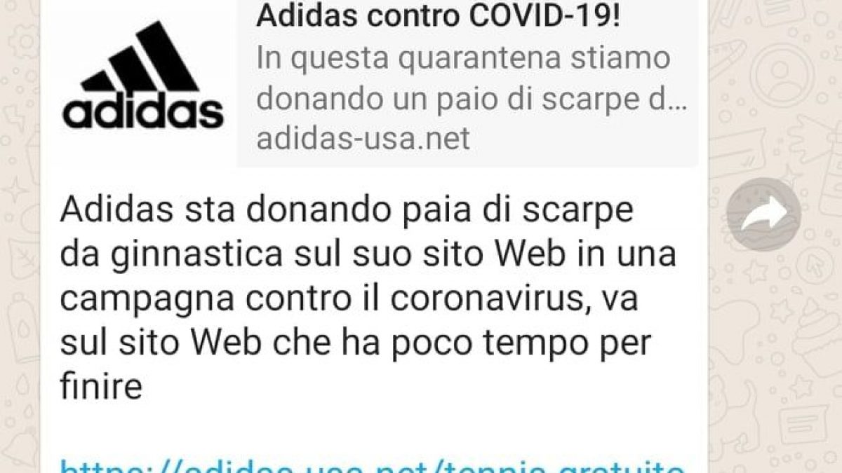 bufala su Adidas